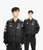 T1 2025 Worlds Uniform Bomber Jacket Black