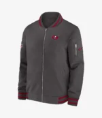 Tampa Bay Buccaneers 2025 Coach Todd Bowles Sideline Black Bomber Jacket For Unisex