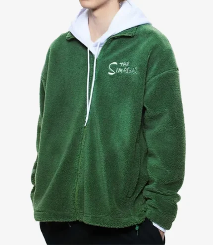 The Simpsons Homer Bush Green Jacket For Unisex