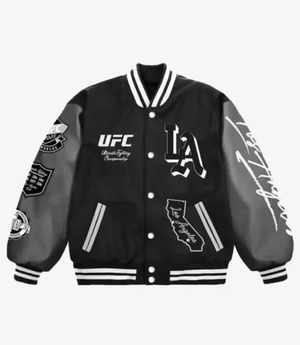 UFC 311 LA Varsity Jacket For Unisex