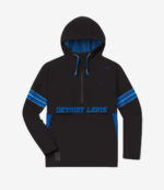 UNRL x Detroit Lions LTD. DWR Black Track Jacket Unisex