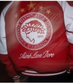 Aimé Leon Dore Olympiacos F.C. UEFA Champions League 2025 Varsity Jacket For Unisex