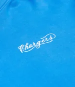 Los Angeles Chargers Born x Raised Powder Blue Fine Line Hoodie For Unisex