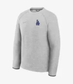 Los Angeles Dodgers Nike Tech Fleece Grey Sweatshirt For Unisex