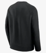 Los Angeles Dodgers Nike Tech Fleece Raglan Black Crewneck Sweatshirt For Unisex