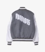 Rob Gronkowski Patriots vs Jets 2025 Game CNCPTS x Nike x Patriots Rivalries Wool Varsity Jacket For Unisex