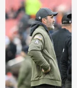 Salute to Service Coach Kevin Stefanski Cleveland Browns Bomber Jacket For Unisex