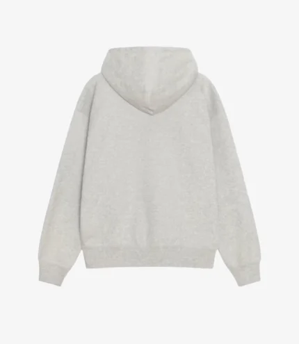 Stussy x Nike Fleece Zip Grey Hoodie