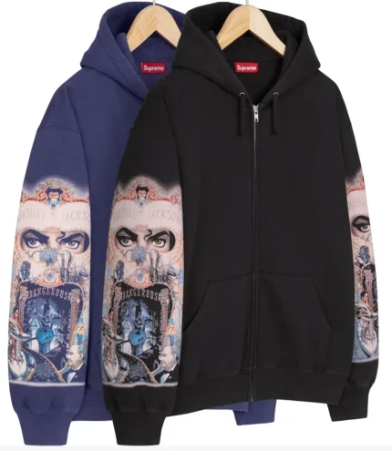 Supreme Michael Jackson Zip Up Hoodie