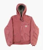 Unisex Vintage Carhartt Pink Hooded Jacket