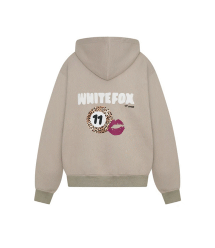 White Fox Oversized Grey Hoodie 2 (3)