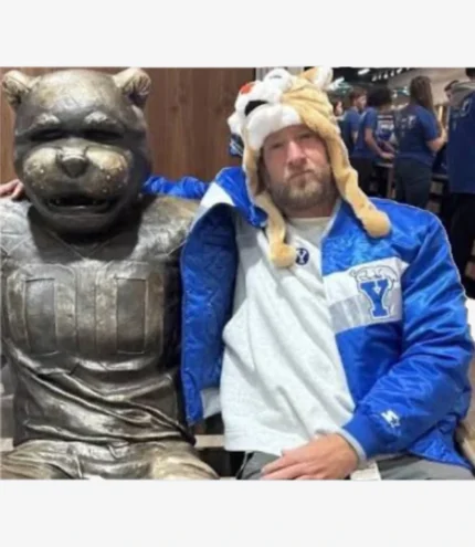 2025 Dave Portnoy BYU Cougars Football Jacket Style Game Day Varsity Jacket