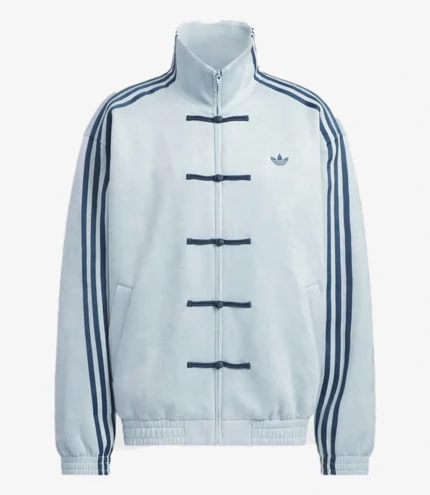 Unisex Adidas Chinese New Year 25-26 Ba Sing Se Suede Leather Jacket