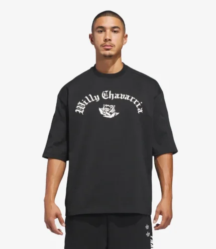 Unisex Adidas x Willy Chavarria Black T-shirt