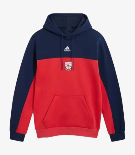 Unisex Arsenal adidas 92-94 Bringback Fleece Red & Blue Pullover Hoodie