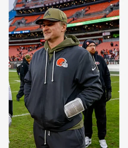 Unisex Bailey Zappe Cleveland Browns Nike Primetime Club Full-Zip Hoodie