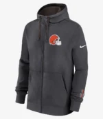 Bailey Zappe Cleveland Browns Nike Primetime Club Full-Zip Hoodie