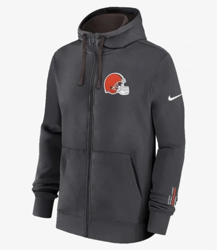 Bailey Zappe Cleveland Browns Nike Primetime Club Full-Zip Hoodie