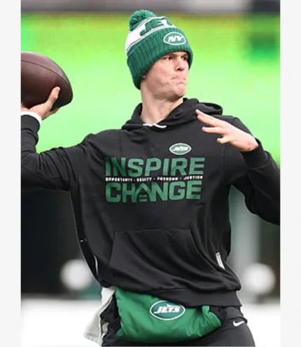 Brady Cook New York Jets 2025 Inspire Change Opportunity Equity Freedom Justice Hoodie