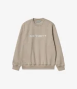 Carhartt WIP logo embroidered crew neck sweatshirt For Men