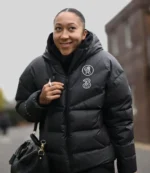 Chelsea FC UEFA Women’s Champions League Black Puffer Jacket