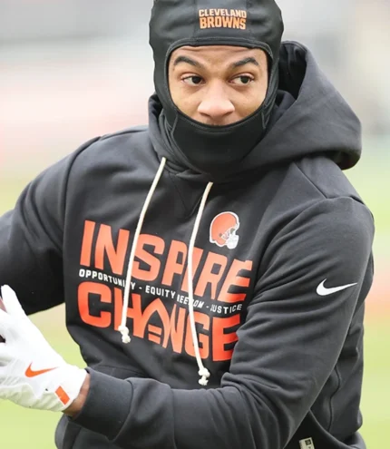 Unisex Cleveland Browns Inspire Change 2025 Black Hoodie