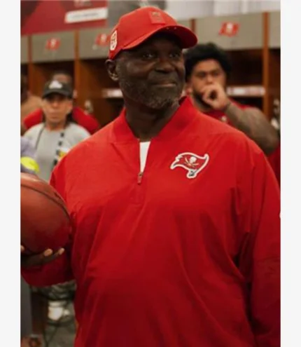 Unisex Coach Todd Bowles Tampa Bay Buccaneers Nike Red Half-Zip Sideline T-Shirt