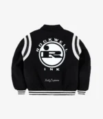 Golf Wang x Marty Supreme 2025 Rockwell Black Wool Varsity Jacket