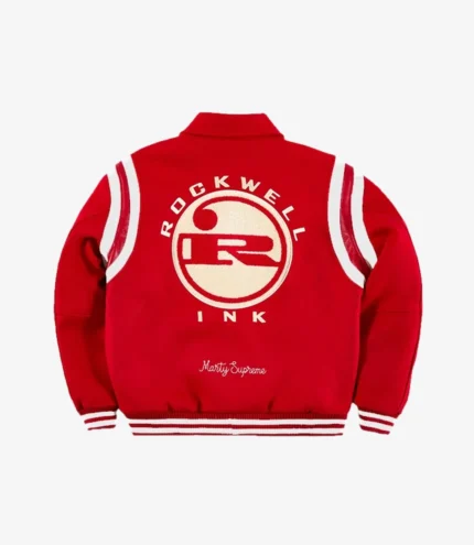 Golf Wang x Marty Supreme 2025 Rockwell Red Wool Varsity Jacket