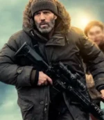 Unisex Jason Statham Shelter 2026 Mason Shearling Fur Hooded Parka Jacket