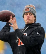 Joe Burrow Cincinnati Bengals 2025 Black Fleece Nike Sideline Pullover Hoodie For Unisex