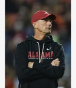 Unisex Kalen Deboer Alabama Sideline Men’s Nike Dri-FIT College Pullover Hoodie