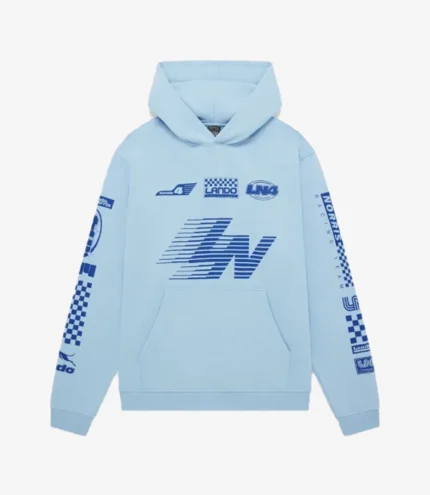 Unisex Lando Norris Racer Hoodie Blue