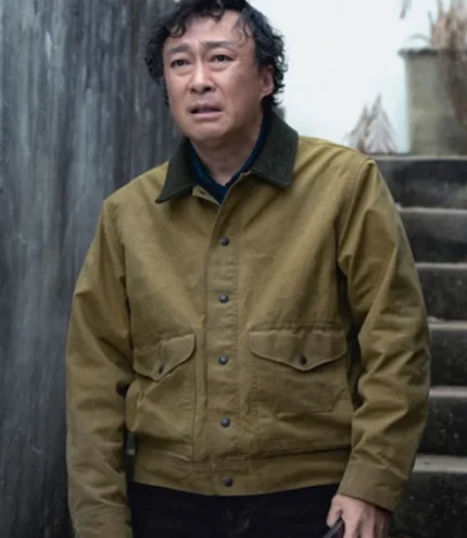 Lee Sung-min No Other Choice 2025 Bummo Brown Cotton Jacket For Unisex