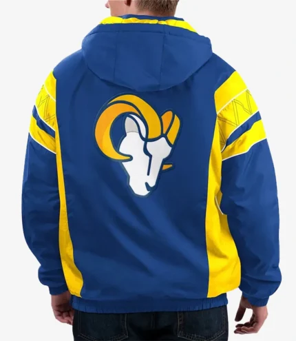 Los Angeles Rams Home Team Half-Zip Hoodie Jacket