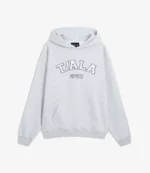 Marl Oversized Club Grey Hoodie