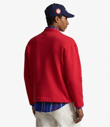Milano Cortina 2026 Winter Olympics Men’s Polo Ralph Lauren Team USA Fleece Mockneck Sweatshirt