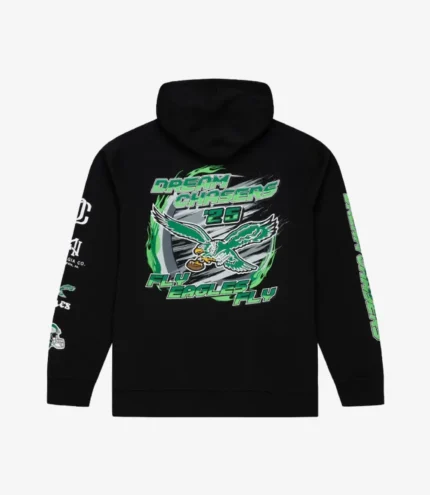 Mitchell & Ness Black Philadelphia Eagles Dream Chasers Fly Hoodie