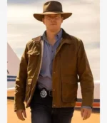 NCIS Sydney S03 Jim Dempsey Brown Cotton Jacket