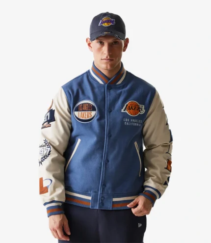 Unisex New Era Los Angeles Lakers NBA Contemporary Jacket