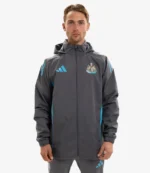 Newcastle United Adidas 25-26 Players Range Blue & Grey All Weather Jacket For Men & Women