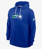 Nike Blue Seattle Seahawks Riq Woolen 2025 Sideline Hoodie