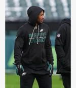 Unisex Philadelphia Eagles Saquon Barkley 2025 Inspire Change Opportunity Equity Freedom Justice Hoodie