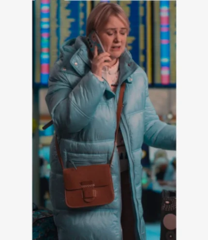 Unisex Philippa Dunne Amandaland S01 Anne Flynn Blue Puffer Jacket