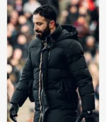 Premier League 2025 Ruben Amorim Black Parka Jacket