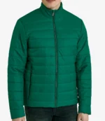 Reverend Alan Calder Shetland S10 Steven Miller Green Puffer Jacket