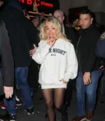 Sabrina Carpenter Late Night NYC Grey Sweatshirt