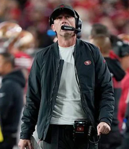 Unisex San Francisco 49ers Nike Kyle Shanahan Black Bomber Jacket