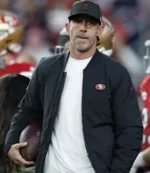 San Francisco 49ers Nike Kyle Shanahan Black Bomber Jacket