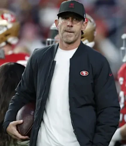 San Francisco 49ers Nike Kyle Shanahan Black Bomber Jacket